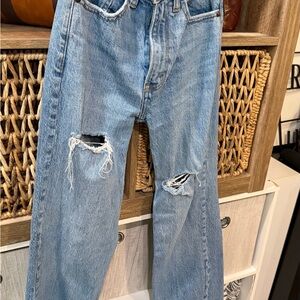 Abercrombie & Fitch Light Blue Bootcut Jeans